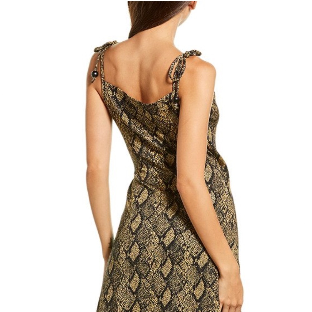 Solid & Striped Snake Maxi Dress - Medium / Brown